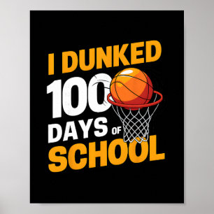Affiche J'ai Trempé 100 Jours D'école Croquis 100ème Jour