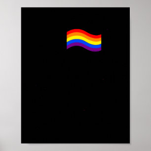 Affiche J'ai trouvé Uranus Arc-en-ciel Spaceman Astronaute