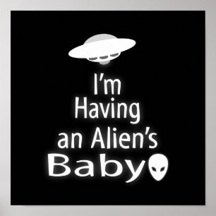 Affiche J'ai un bébé Alien