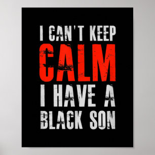 Affiche J'Ai Un Cadeau Fils Noir Pour Frican Maman Papa (1