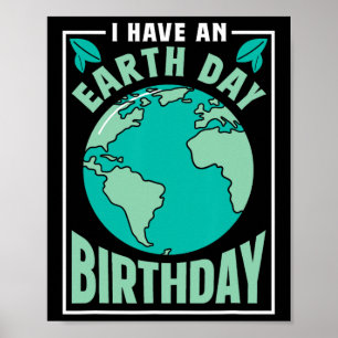 Affiche J'Ai Un Jour des terres Anniversaire Conservation