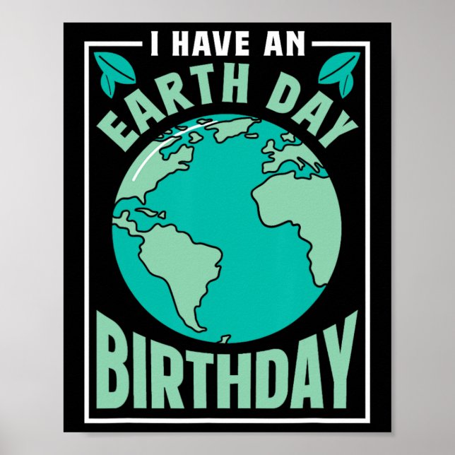Affiche J'Ai Un Jour des terres Anniversaire Conservation  (Devant)