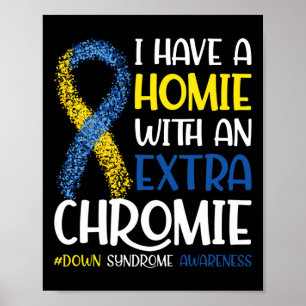 Affiche J'Ai Une Maison Avec Un Syndrome De Chromie Supplé