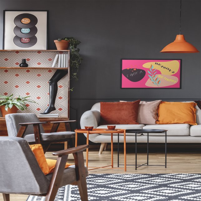 Affiche J'Ai Une Raison 2 Être Heureux (Créateur téléchargé)