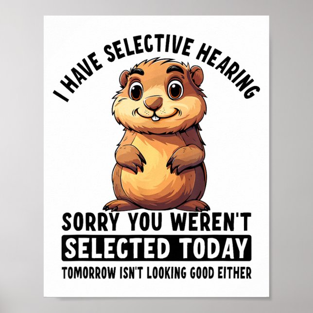 Affiche J'ai une taupe à l'ouïe sélective  (Devant)