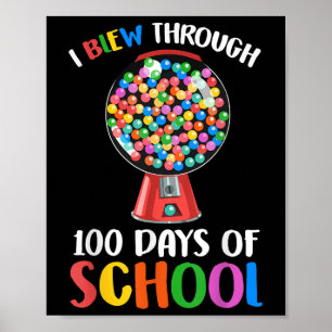 Affiche J'Ai Vendu 100 Jours De Gumball À L'École Joyeux 1