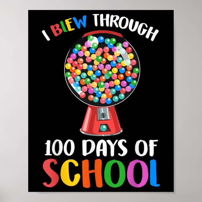 Affiche J'Ai Vendu 100 Jours De Gumball À L'École Joyeux 1 (Devant)