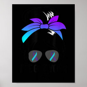 Affiche J'Ai Vos Six Femmes Messy Bun Suicide Laurenes