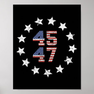 Affiche J'Ai Voté Pour Le hors-la-loi Et Le Hillbilly Trum