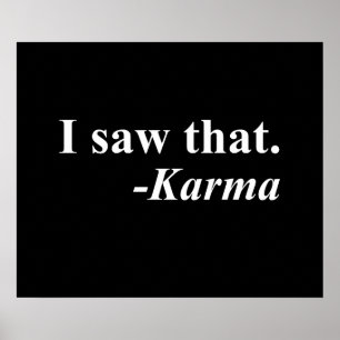Affiche J'Ai Vu Ça. -Karma