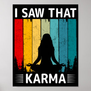 Affiche J'ai vu ce karma