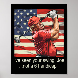 Affiche J'ai vu votre voile pas un 6 Handicap - Golf 4th O