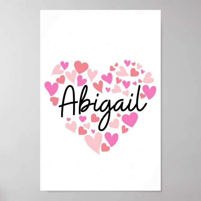Affiche J'aime Abigail (Devant)