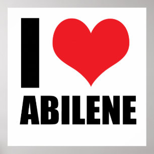 Affiche J'aime Abilene
