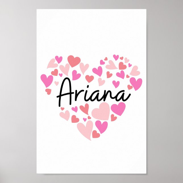 Affiche J'aime Ariana (Devant)