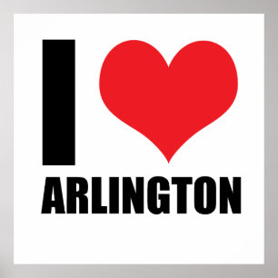 Affiche J'aime Arlington