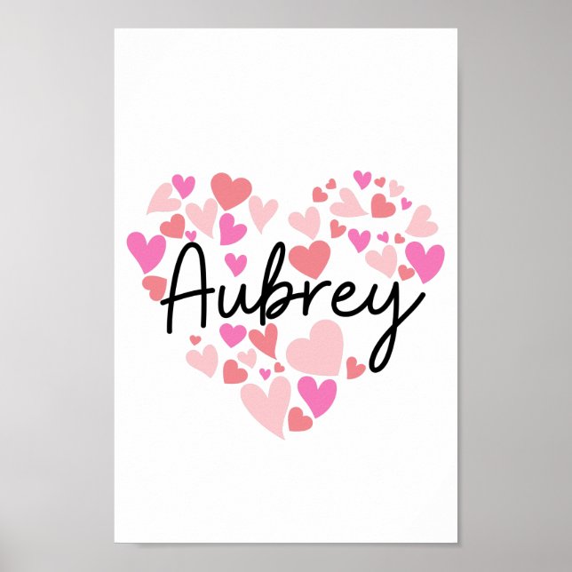 Affiche J'aime Aubrey (Devant)