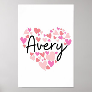 Affiche J'aime Avery