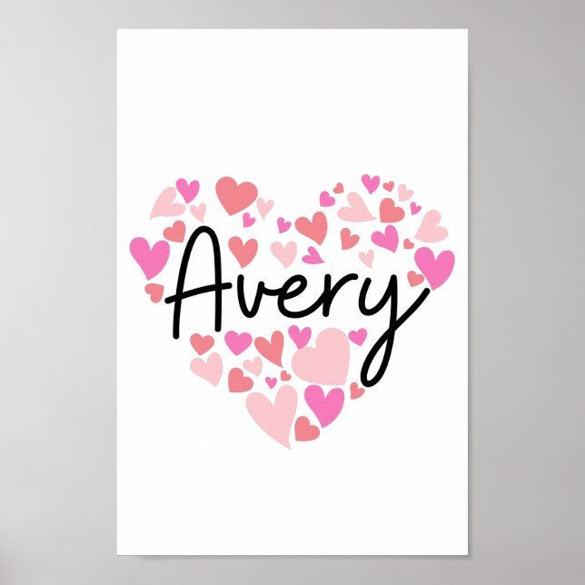 Affiche J'aime Avery (Devant)