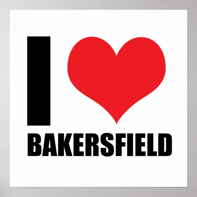 Affiche J'aime Bakersfield (Devant)