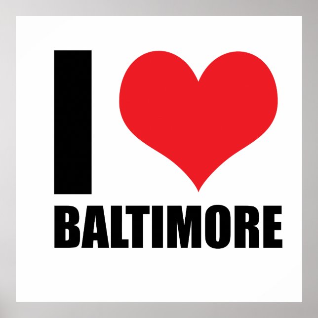 Affiche J'aime Baltimore (Devant)