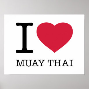 AFFICHE J'AIME BEAUCOUP LA THAÏLANDE