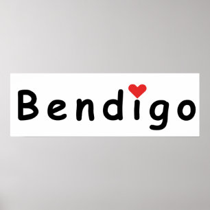 Affiche J'aime Bendigo