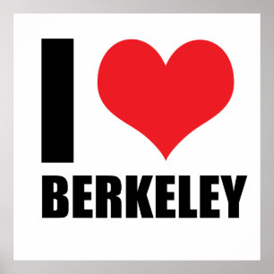 Affiche J'aime Berkeley