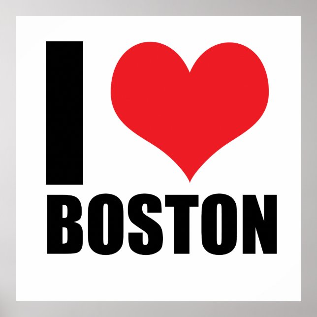 Affiche J'aime Boston (Devant)