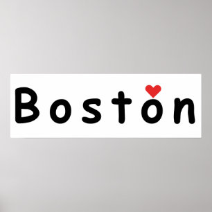 Affiche J'aime Boston