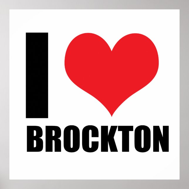 Affiche J'aime Brockton (Devant)
