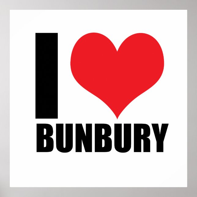 Affiche J'aime Bunbury (Devant)