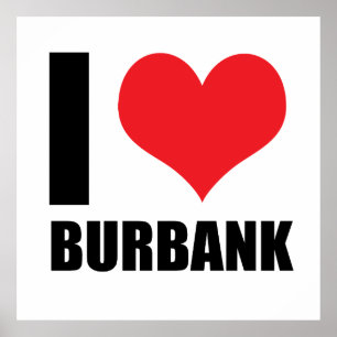 Affiche J'aime Burbank