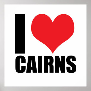 Affiche J'aime Cairns
