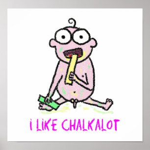 Affiche J'Aime Chalkalot