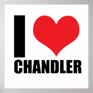 Affiche J'aime Chandler