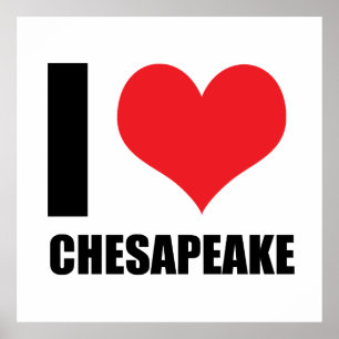 Affiche J'aime Chesapeake