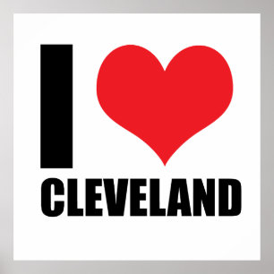 Affiche J'aime Cleveland