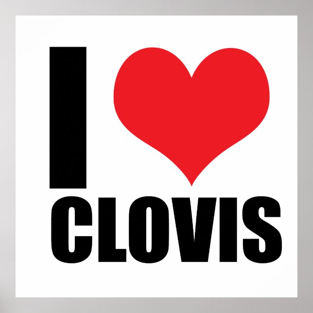 Affiche J'aime Clovis (Devant)