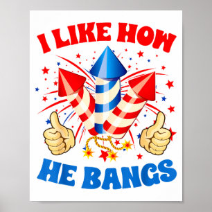 Affiche J'aime comment il fait exploser des feux d'artific