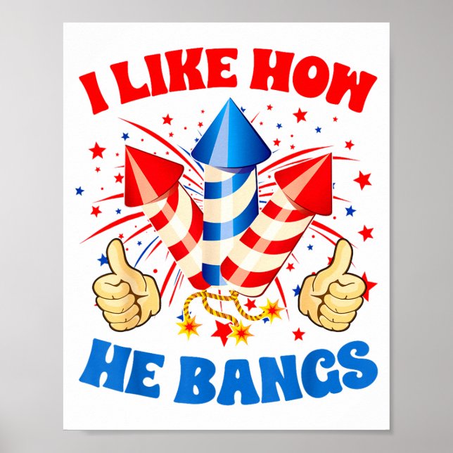 Affiche J'aime comment il fait exploser des feux d'artific (Devant)