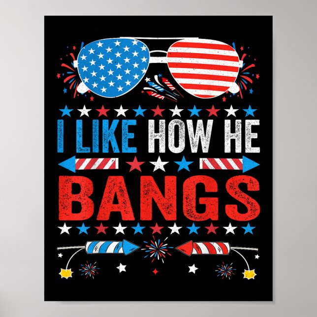 Affiche J'aime comment il fait exploser des feux d'artific (Devant)