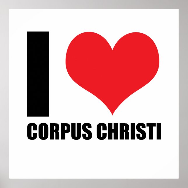 Affiche J'aime Corpus Christi (Devant)