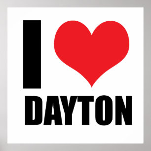 Affiche J'aime Dayton