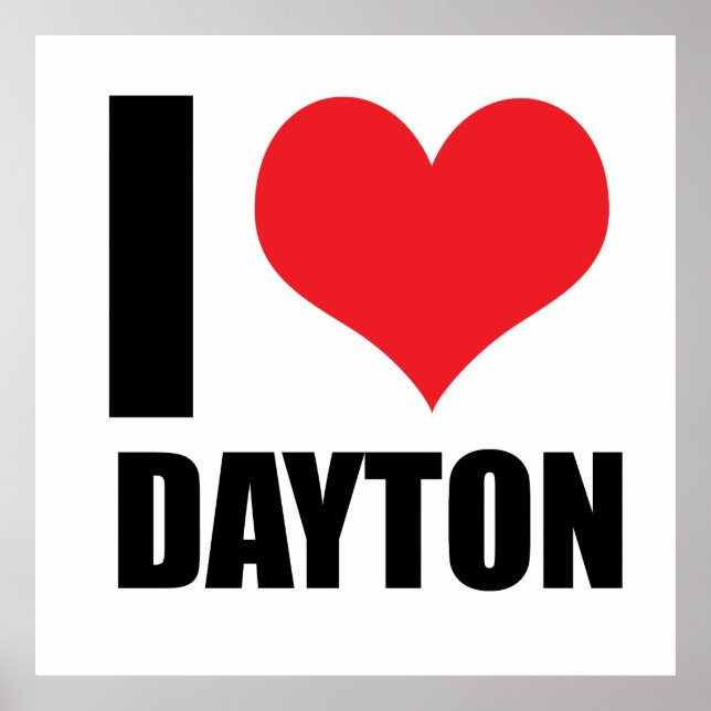 Affiche J'aime Dayton (Devant)