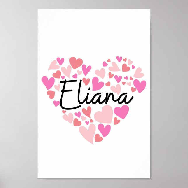 Affiche J'aime Eliana (Devant)
