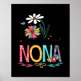 Affiche J'Aime Être Appelé Chemise Tournesol Nonna