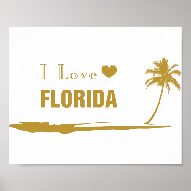 Affiche J'aime Florida Gold (Devant)