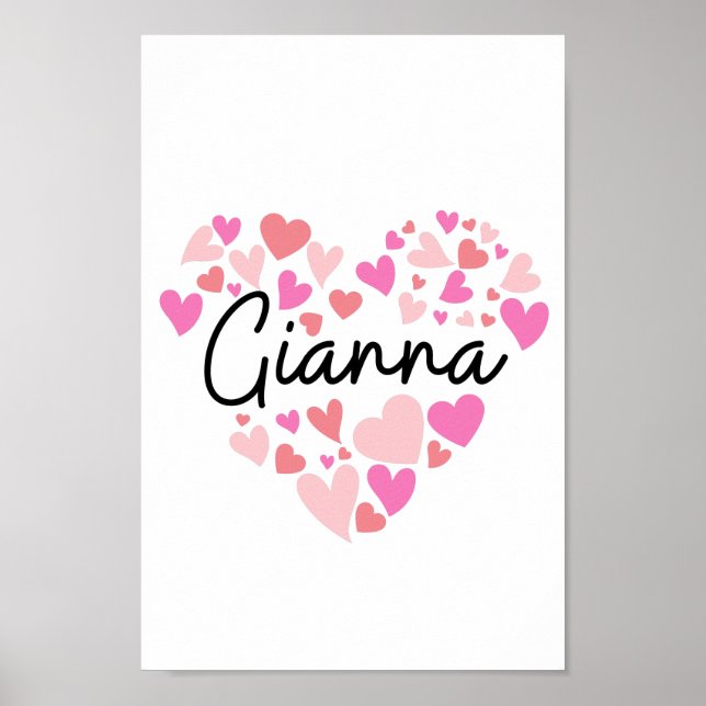 Affiche J'aime Gianna (Devant)