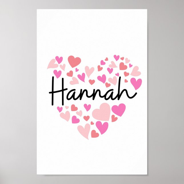 Affiche J'aime Hannah (Devant)